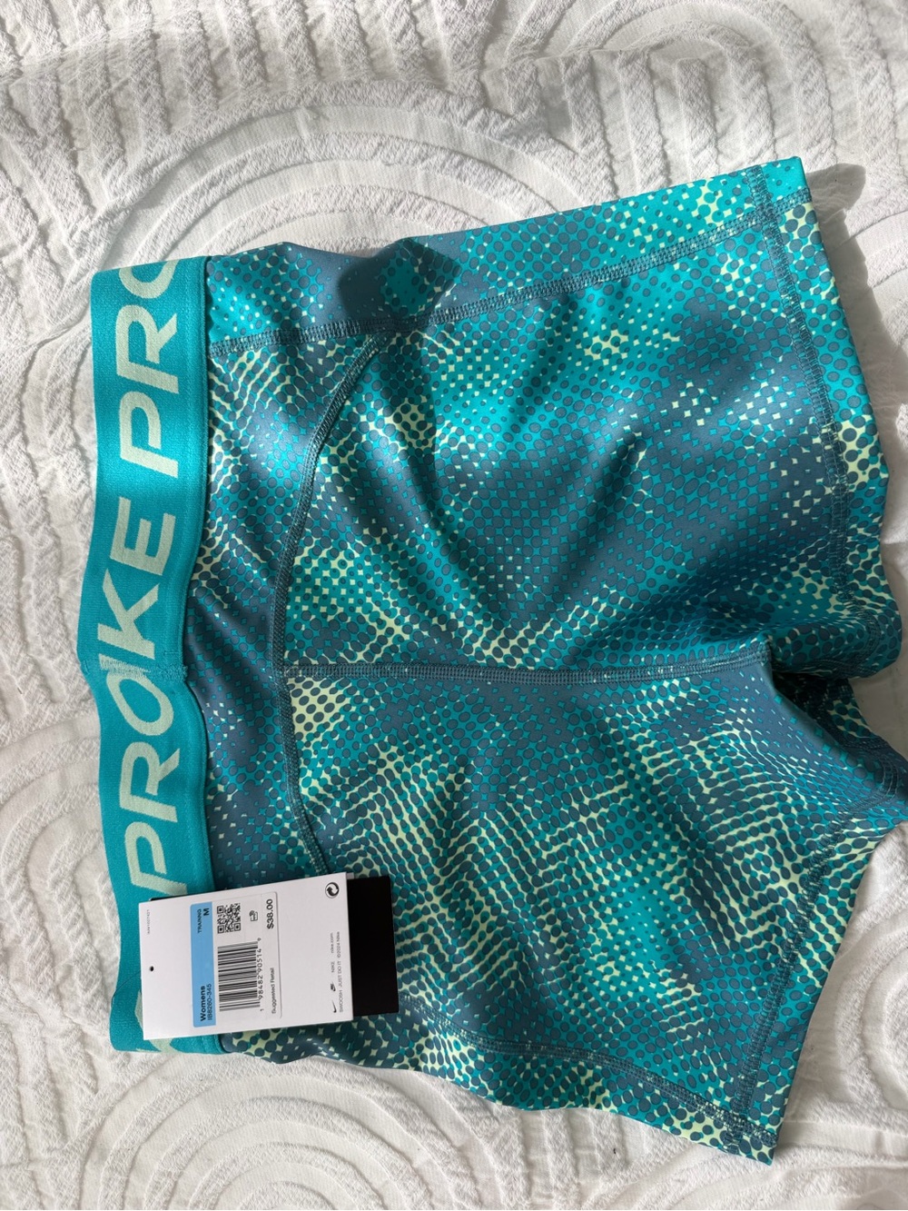 Proke Pro Teal Performance Compression Shorts - Picture 2 of 2